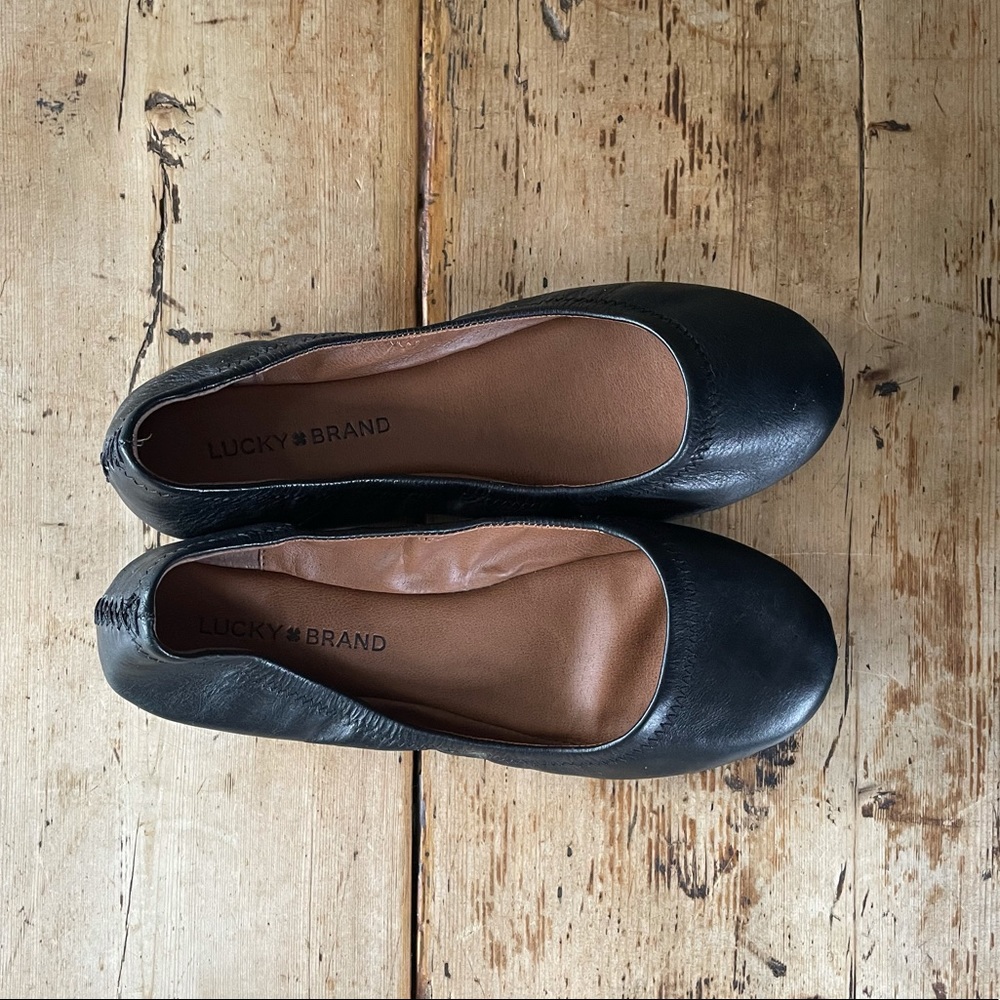 Lucky Brand Black Emmie Flats
